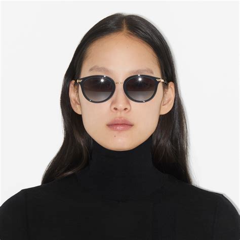 women's burberry round frame sunglasses.